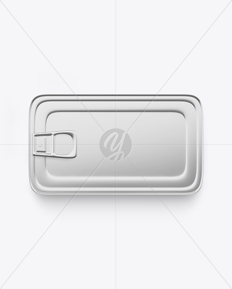 Fish Can w  Pull Tab Mockup PSD #3