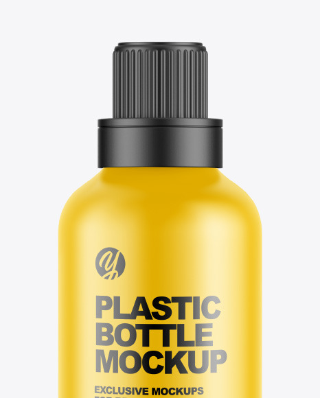 Plastic Bottle Mockup PSD #2