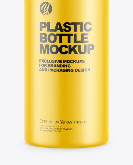 Plastic Bottle Mockup PSD #1