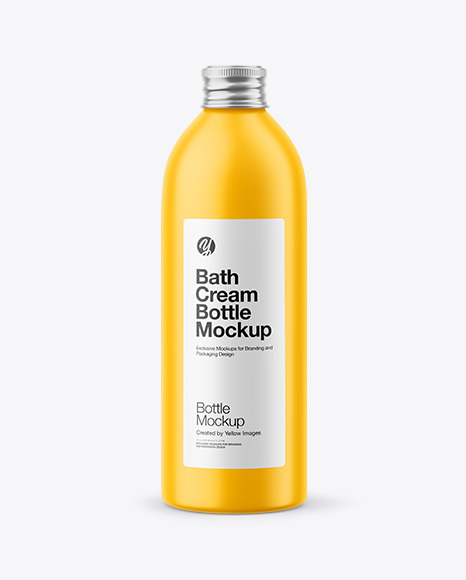 Bottle with Label Mockup 01