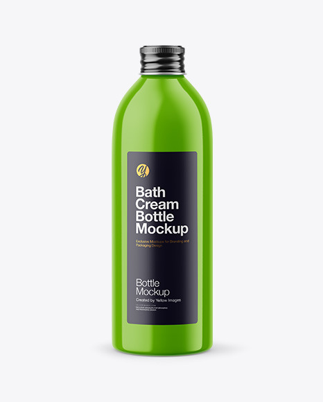 Bottle with Label Mockup 02