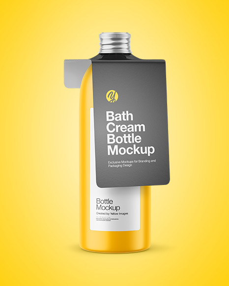 Matte Bottle w  Glossy Label Mockup PSD #6