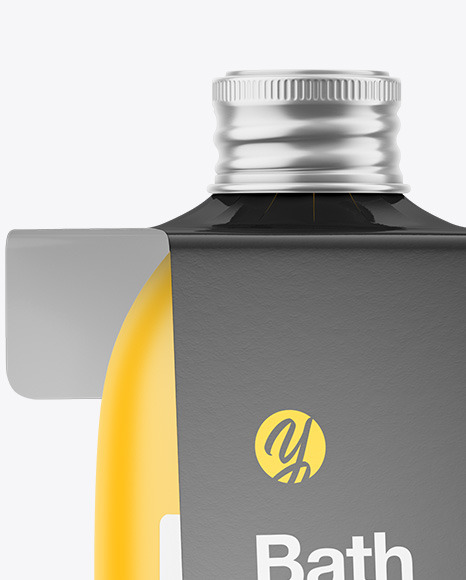 Matte Bottle w  Glossy Label Mockup PSD #7