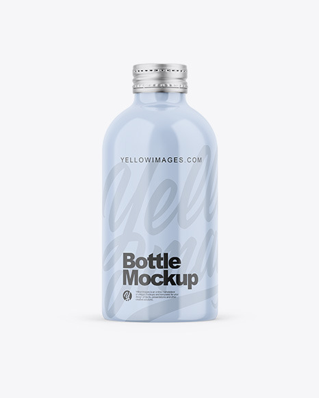 Glossy Bottle Mockup