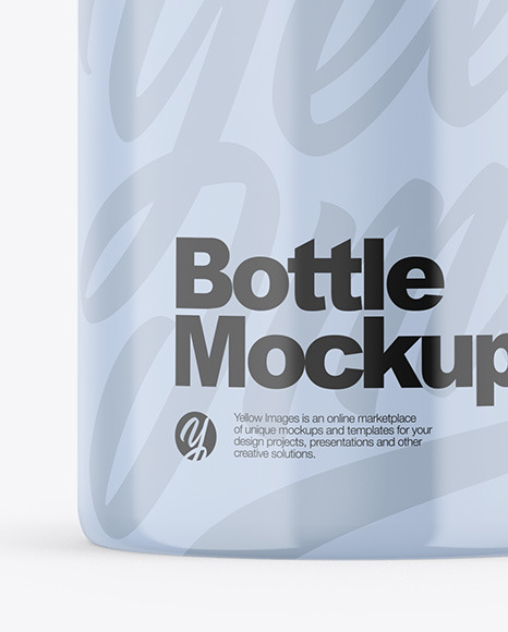 Glossy Bottle Mockup PSD #6