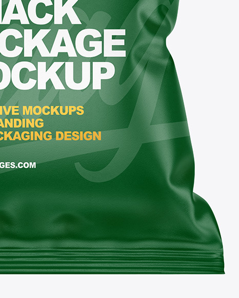 Paper Snack Package Mockup PSD #6
