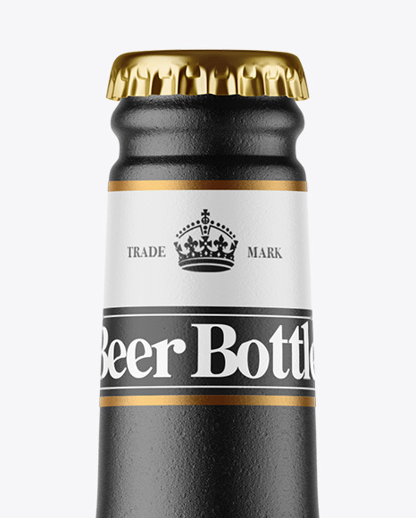 Ceramic Beer Bottle Mockup PSD #2