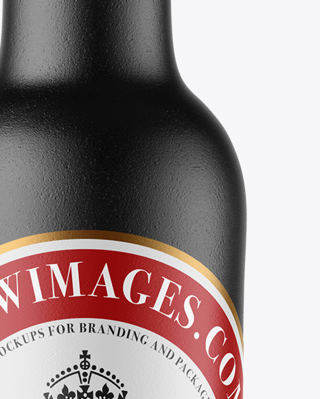 Ceramic Beer Bottle Mockup PSD #1