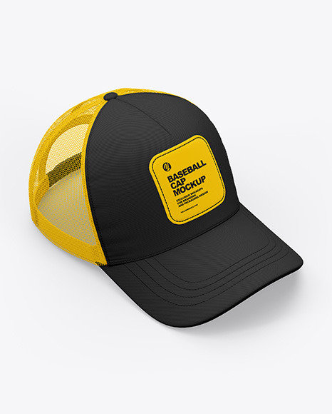 Download Baseball Cap Mockup - Half Side View PSD Mockups by Anton Sydorov