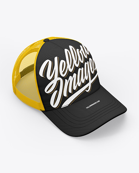 Baseball Cap Mockup   Half Side View PSD #2