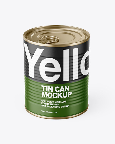 Tin Can With Pull Tab