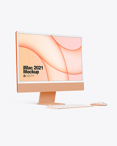 iMac 24” Mockup PSD #7