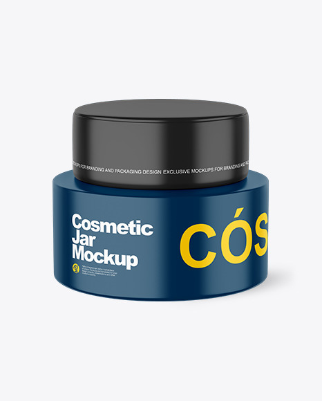 Cosmetic Jar Mockup PSD #2