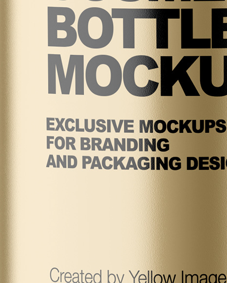 Metallic Cosmetic Bottle Mockup PSD #4