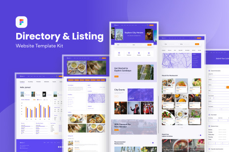 Directory &amp; Listing Web Template