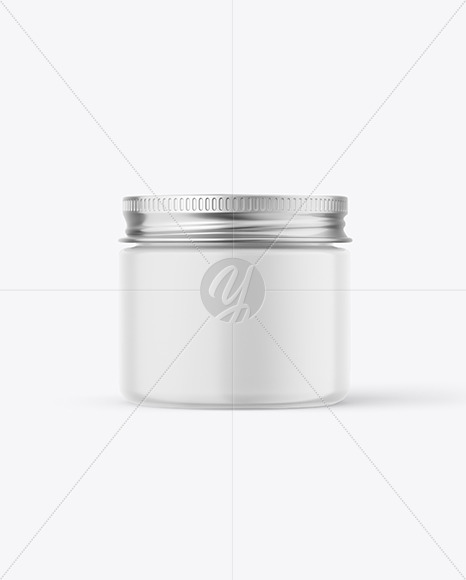 60ml Matte Jar w/ Metallic Cap Mockup