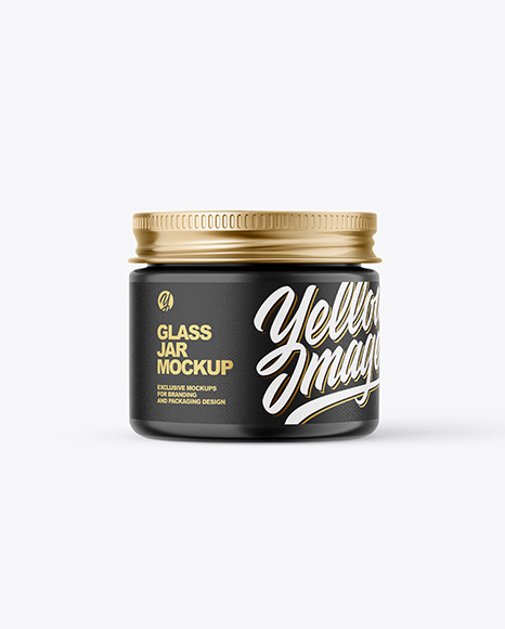 60ml Matte Jar w/ Metallic Cap Mockup