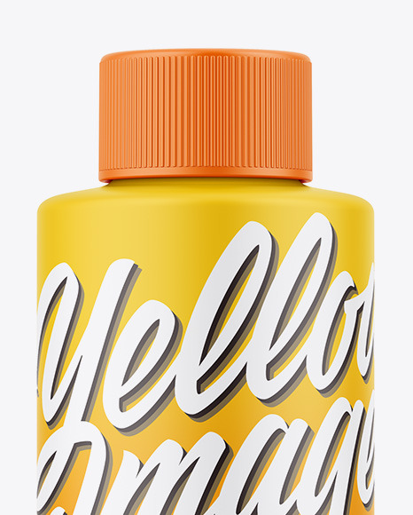 Matte Bottle Mockup PSD #2