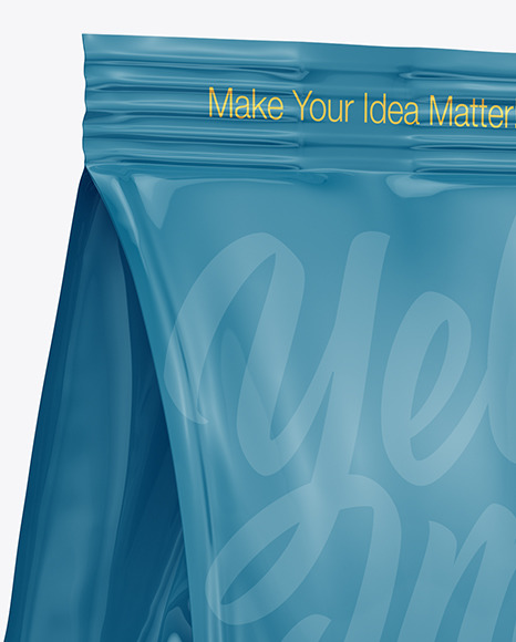 Food Bag Mockup - Half Side View Food Bag Mockup - Half Side View