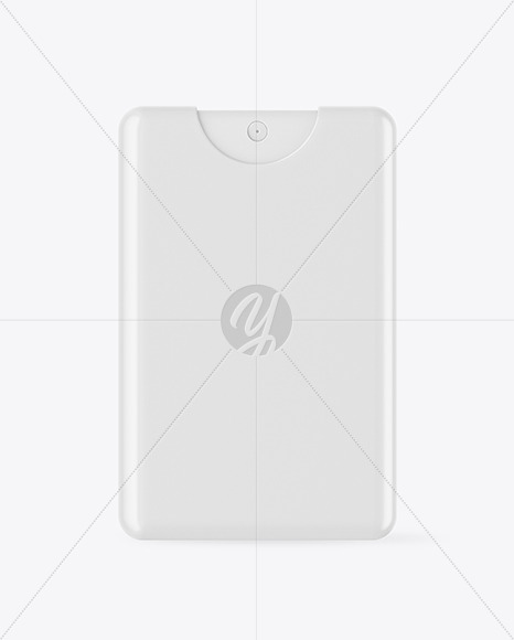 Matte Card Spray Bottle Mockup PSD #3
