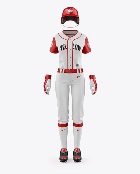 Women’s Full Baseball Kit Mockup