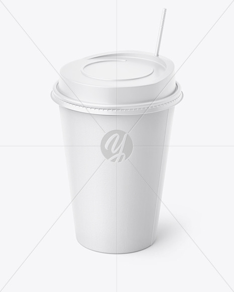 Matte Paper Coffee Cup Mockup PSD #3