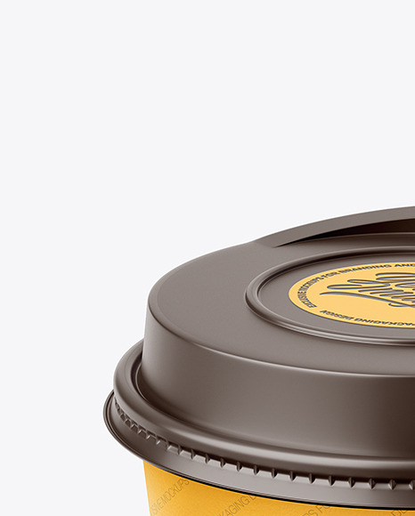 Matte Paper Coffee Cup Mockup PSD #2