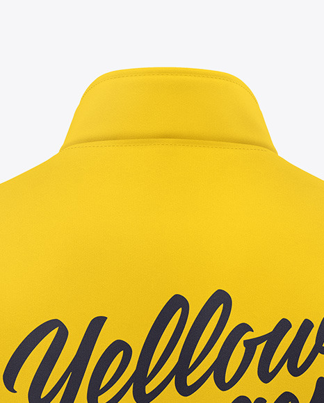 Men s Full Zip Sweatshirt Mockup   Back View PSD #2