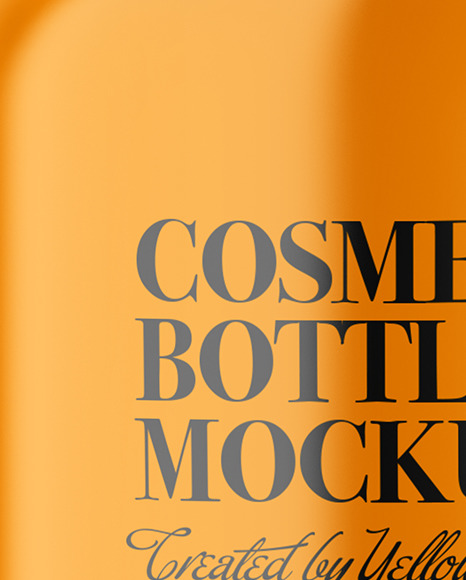 Glossy Cosmetic Bottle Mockup PSD #2