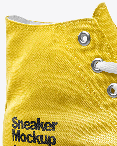 Canvas Sneaker Mockup PSD #1