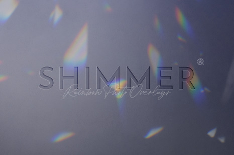 Shimmer Rainbow Photo Overlays