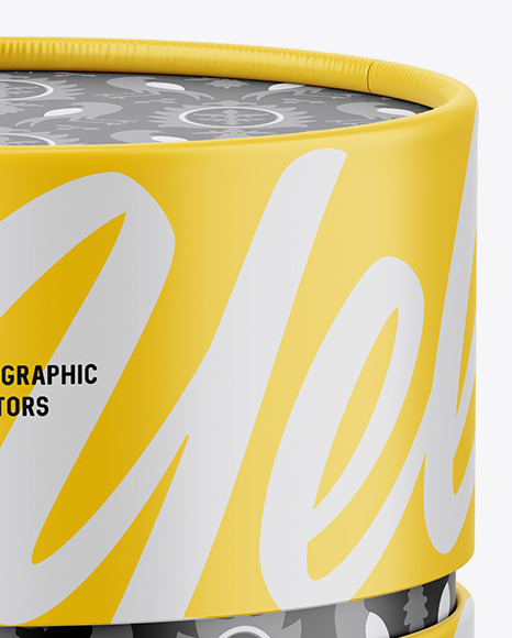 Paper Tube Mockup PSD #1