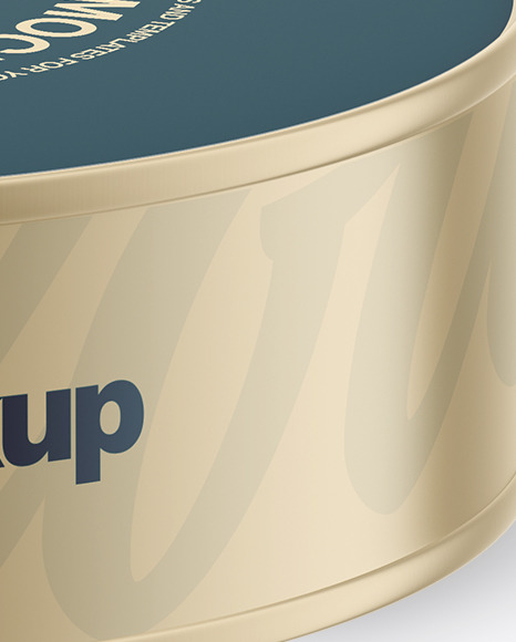Tin Can Mockup PSD #1