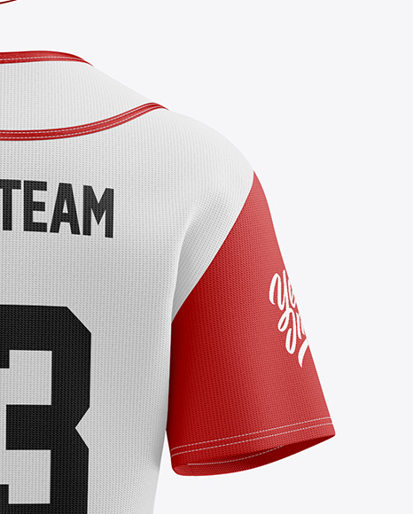 Women’s Full Baseball Kit Mockup PSD #3