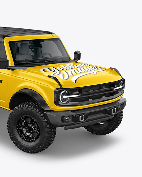 Off-Road SUV Mockup - Half Side View