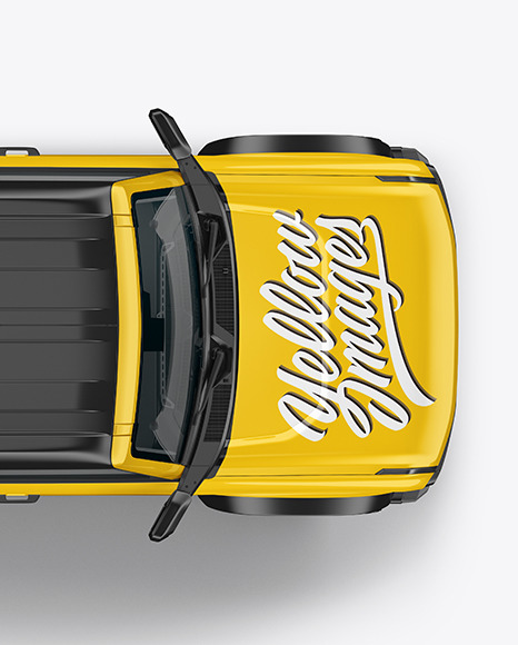 Off-Road SUV Mockup - Top View
