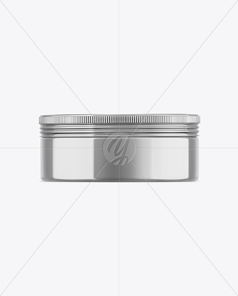 New Free Mockups – Glossy Metallic Cosmetic Jar Mockup – Download Now