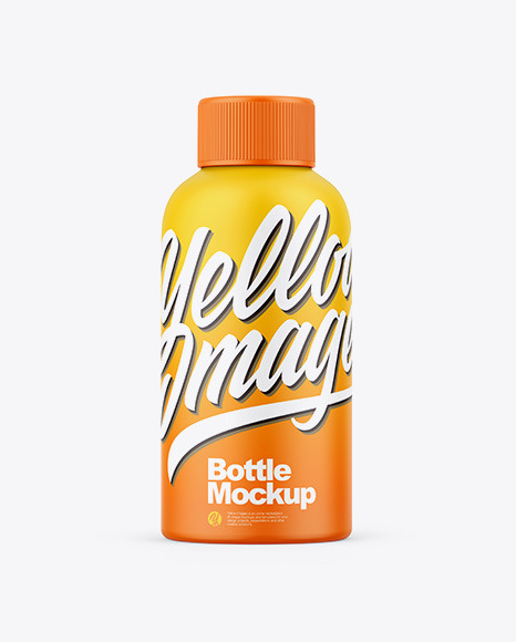 Matte Bottle Mockup