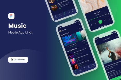 Listen - Music Mobile UI Kit