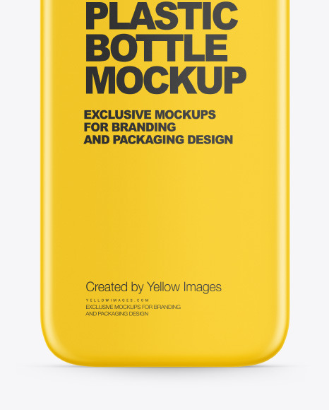 Plastic Bottle With Pump Mockup PSD #1