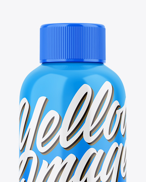 Glossy Bottle Mockup PSD #2
