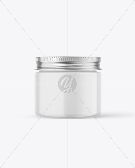 60ml Glossy Jar w  Metallic Cap Mockup PSD #3