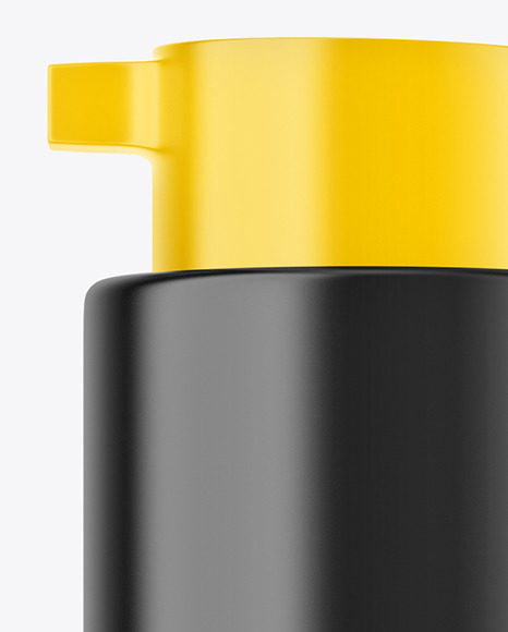 Cosmetic Bottle with Pump Mockup PSD #2
