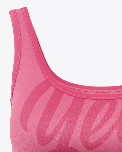 Women s Tank Top Mockup  Front View PSD #2