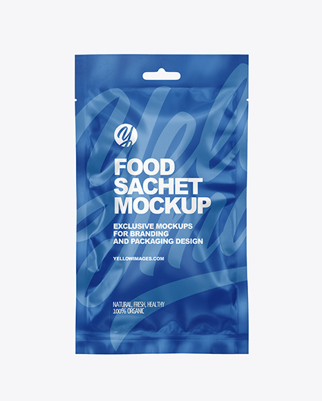 Matte Sachet Mockup