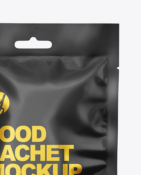 Matte Sachet Mockup PSD #5