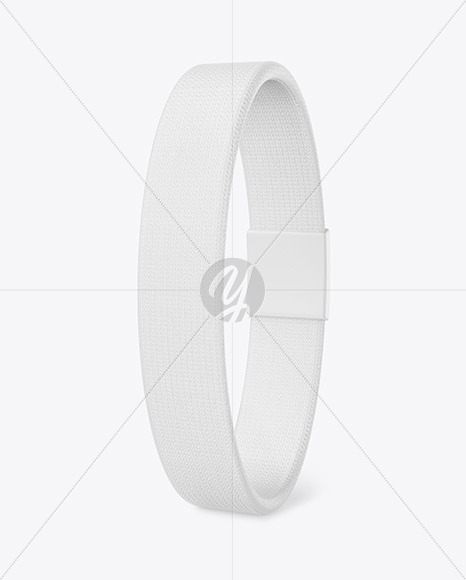 Textile Fabric Wristband Mockup PSD #1