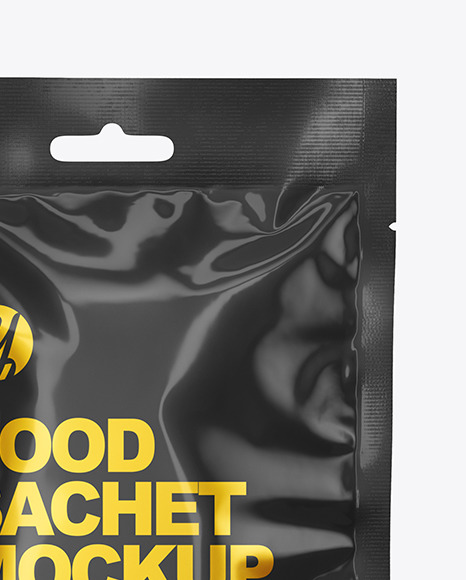 Glossy Sachet Mockup PSD #5