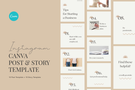 Business Tips Instagram Canva