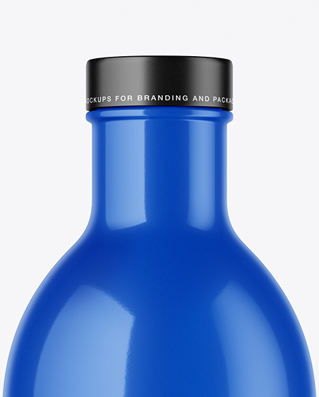 Glossy Bottle Mockup PSD #2